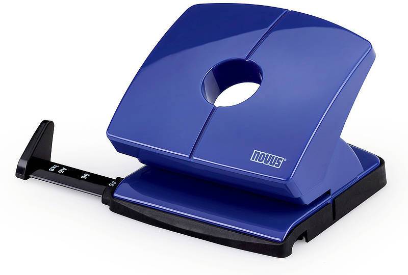 Novus Office 60-B22003 Perforatore da ufficio Locher B220 mit AS 20Blatt blau Blu 20 Fogli (80 g/m²)