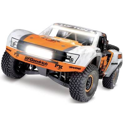 Traxxas Unlimited Desert VXL Fox biela, oranžová bezkefkový RC model auta elektrický pretekársky RC model Short Course 4