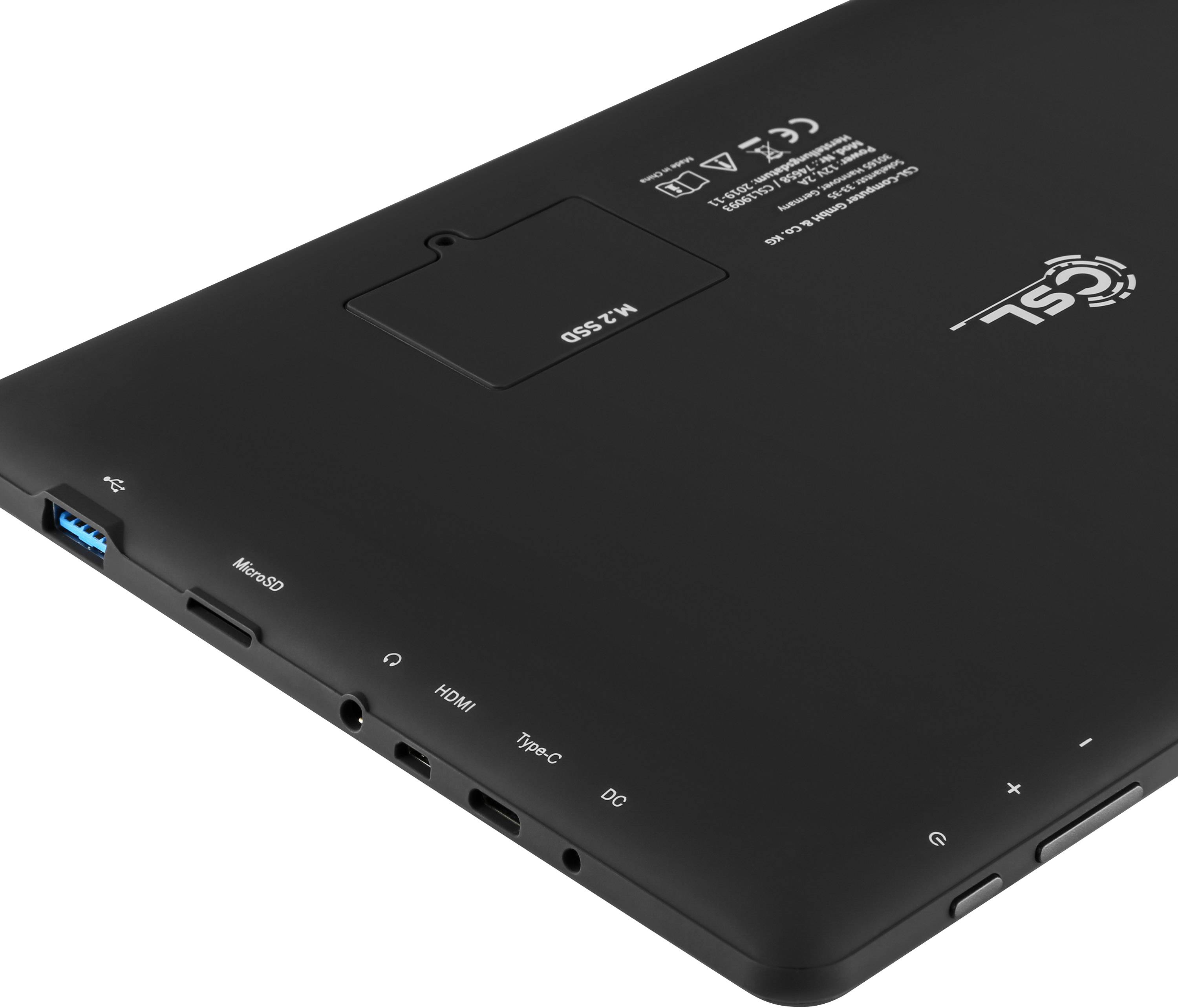 CSL Computer Panther Tab HD WiFi 256 GB SSD 64 GB eMMC 4 GB RAM čierna