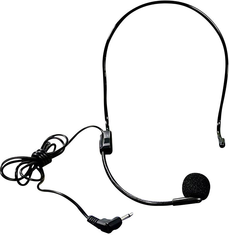 Čierna headset so vzpriameným mikrofónom a 3,5 mm jack konektorom, vhodná pre audionahrávky alebo komunikáciu.