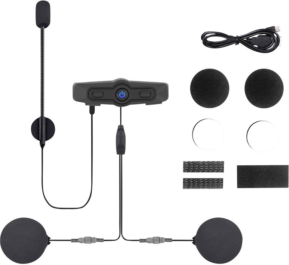 Albrecht 15540 BPA 400 Interfono per moto Adatto per (Casco) tutti i tipi di caschi