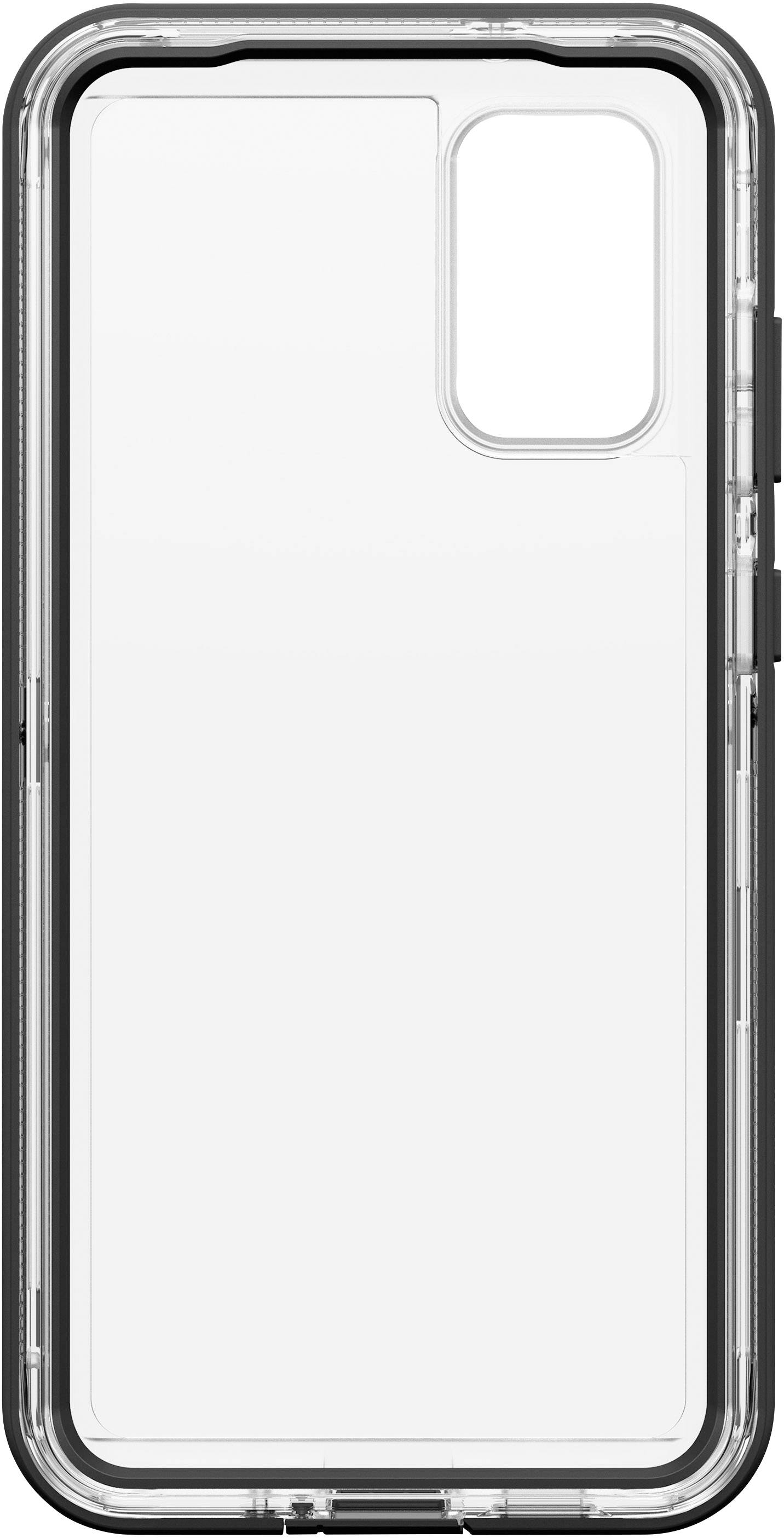 Transparentný kryt na mobil s odolným okrajom, vhodný pre smartfón s veľkým fotoaparátom. Poskytuje ochranu a jasný pohľad.