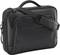 Čierna taška na notebook so zipsom, držadlom a ramenným popruhom, vhodná na prenášanie elektroniky a kancelárskych potrieb.