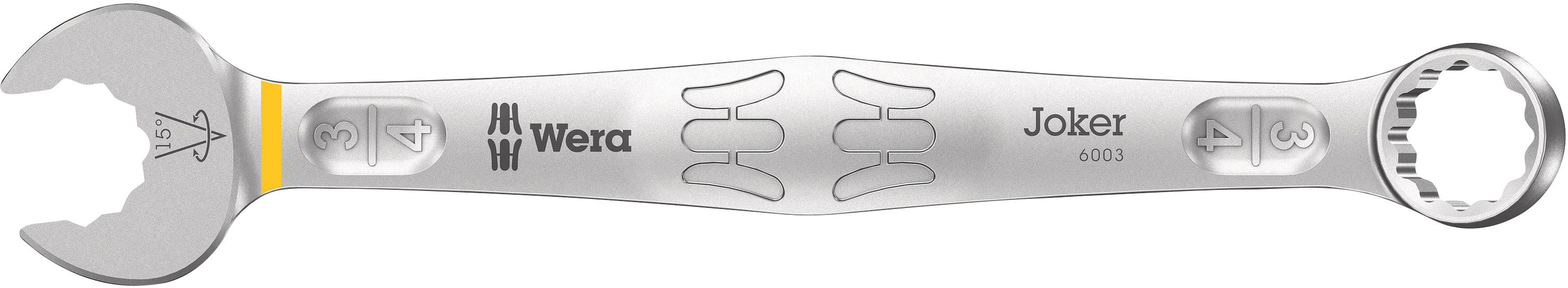 Wera 05020218001 6003 Joker Imperial Chiave combinata Misura (in pollici) 3/4