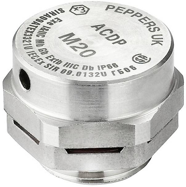 Weidmüller 2519540000 KLIPPON BDX M20 BN Elemento di compensazione M20 Ottone nichelato 1 pz.