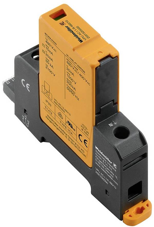 Weidmüller 2591520000 VPU AC I 1 R 480/10 zvodič prepätia   50 kA  1 ks