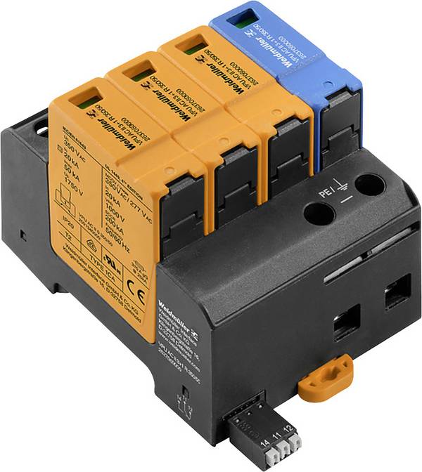 Weidmüller 2637060000 VPU AC II 3+1 R 350/50 zvodič prepätia   50 kA  1 ks