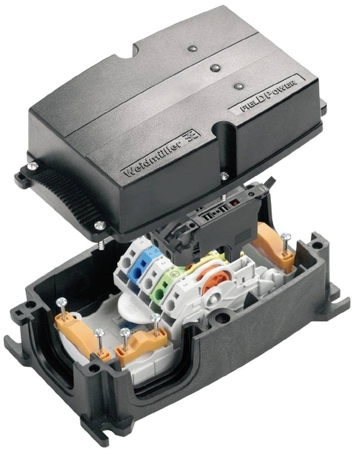 Weidmüller 1961780000 FP Box FUSE Elemento di collegamento flessibile: - rigido: - 1 pz. Nero