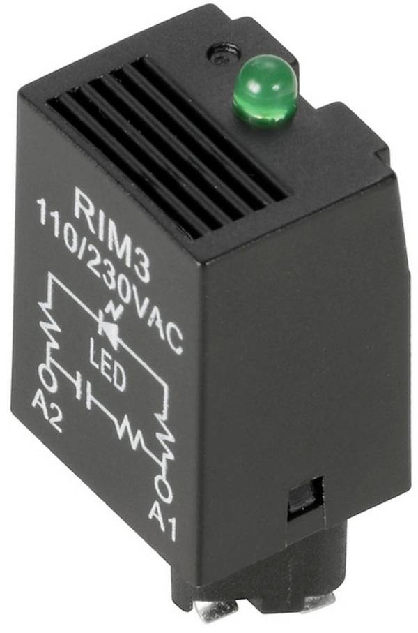 Weidmüller RC modul s ukazovateľom, LED RIM 3 110/230VAC LED Farby svetla (LED svietidlo): zelená   10 ks