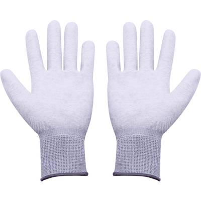 Quadrios  ESD rukavice  Vel.: M polyamid, polyuretan 