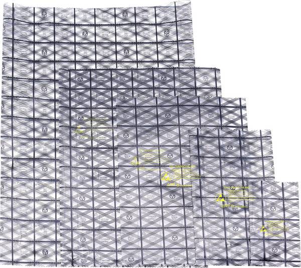 Quadrios  ESD sáčok (d x š) 75 mm x 125 mm vodivý Poznávacia značka ESD C   10 ks