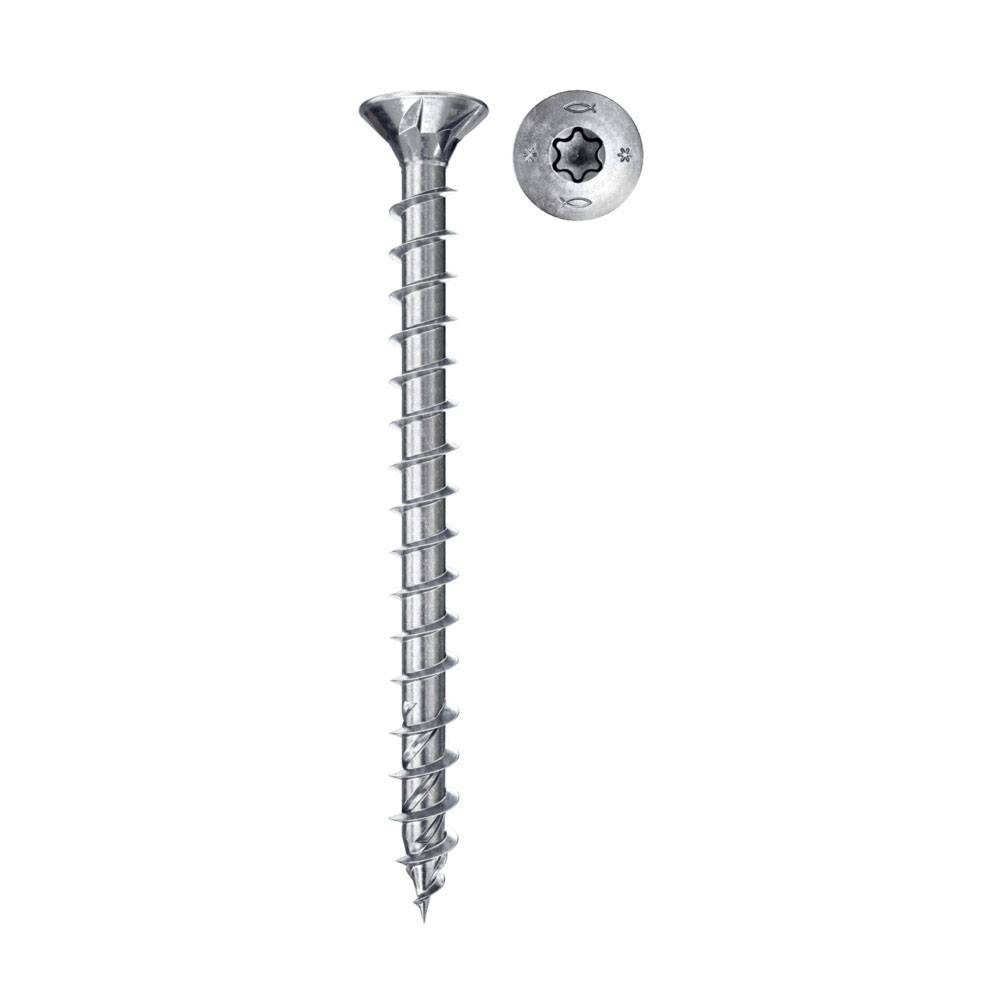 Fischer Power-Fast II 670360 skrutky do drevotriesky 5 mm 60 mm T profil ocel glavanizované zinkom 100 ks