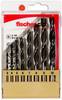 Fischer 536609 sada špirálových vrtákov do dreva 8-dielna 3 mm, 4 mm, 5 mm, 6 mm, 7 mm, 8 mm, 9 mm, 10 mm 1 sada