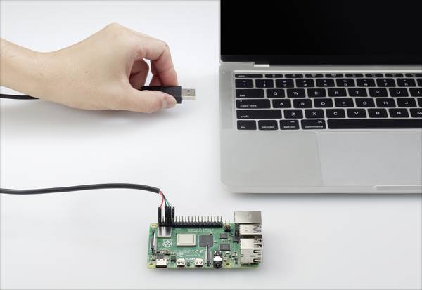 Renkforce USB/TTL jumper káble Raspberry Pi® [1x USB 2.0 zástrčka A - 4x zásuvka drôtového mostíka] 1.00 m čierna