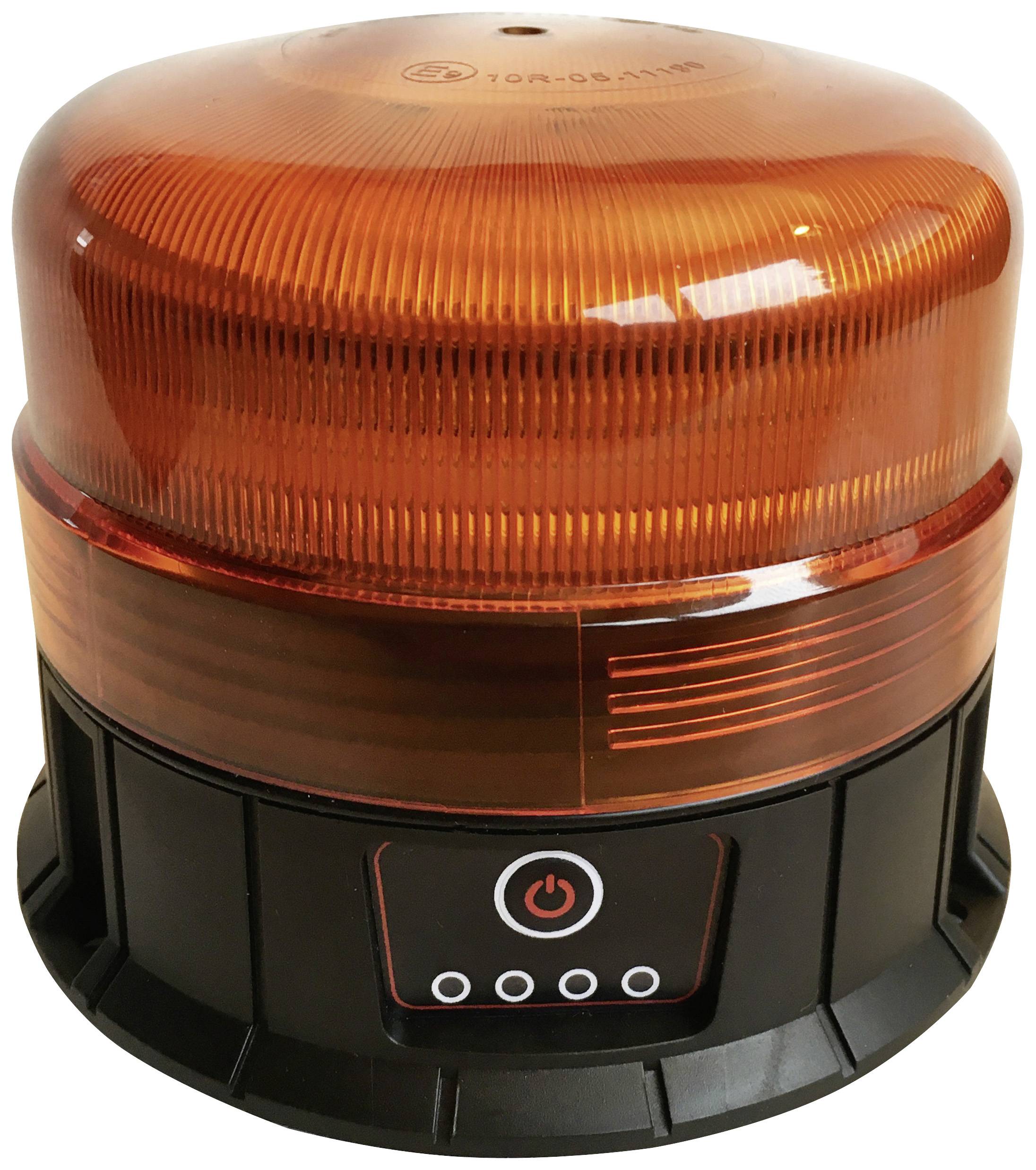 Berger & Schröter Luce a tutto tondo Akku LED RKL 12/24VR65 20288 5 V a batteria ricaricabile Magnetico, Supporto a vite, Ventosa Arancione