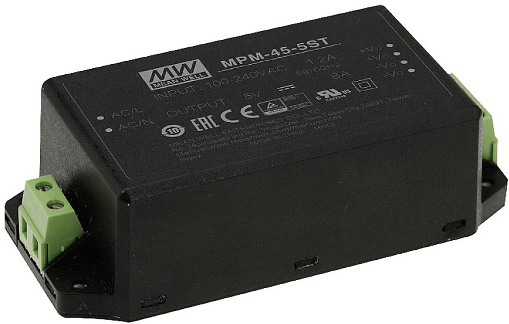 MW Mean Well MPM-45-24ST Alimentatore a commutazione. 24 V/DC 1.88 A 45.1 W