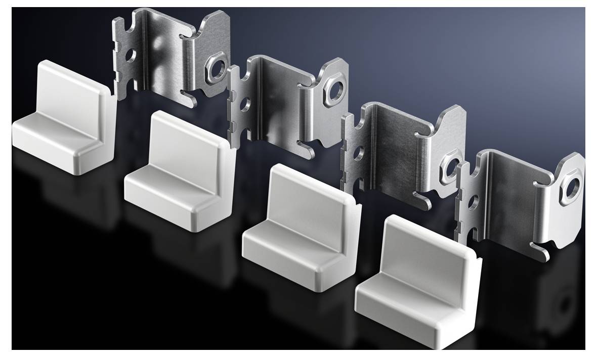 Rittal AX 2503.020 Supporto da parete Lamiera dacciaio 4 pz.