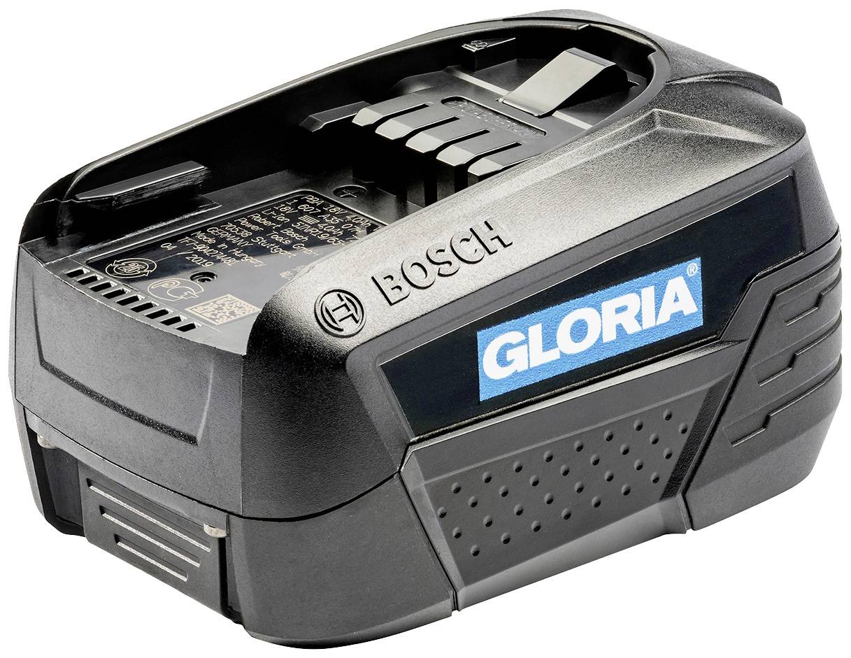 Gloria Haus und Garten 4.0 Ah Bosch Akku 729102.0000 Batteria per elettroutensile 18 V 4 Ah Li-Ion