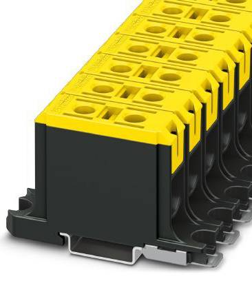 Rada žlto-čiernych elektrických svoriek vhodných na bezpečné zapojenie vodičov v elektrických inštaláciách.