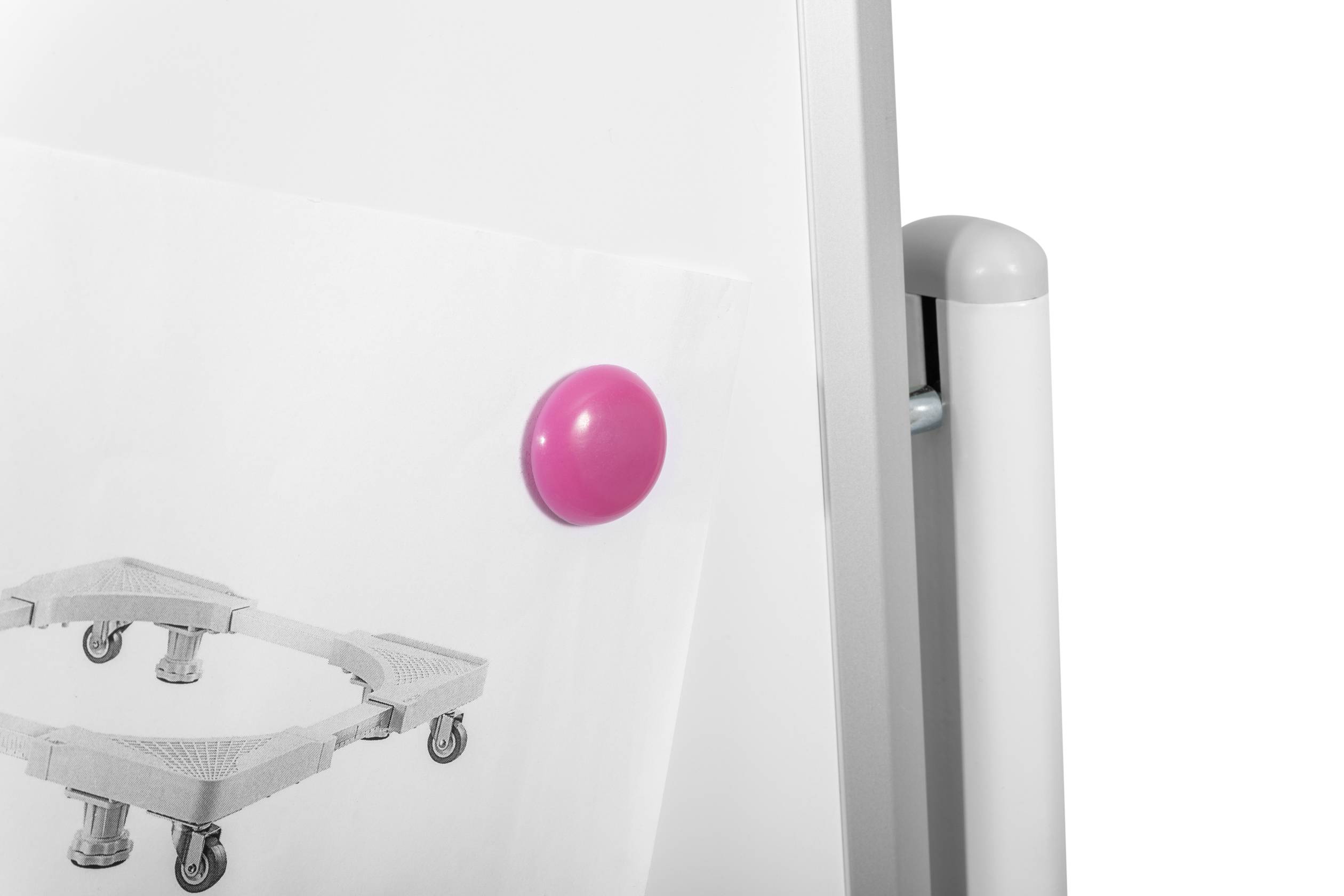 SpeaKa Professional biela popisovacia tabuľa SP-WB-309 (š x v) 600 mm x 900 mm biela formát na výšku, obojstranne použit-9