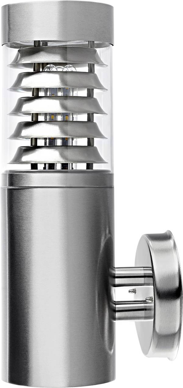 Heitronic SATURN 36886 nástenné svetlo E27  12 W LED  nerezová oceľ