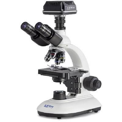 Kern OBE 114C832, trinokulárny mikroskop s prechádzajúcim svetlom, 1000 x, spodné svetlo, OBE 114C832