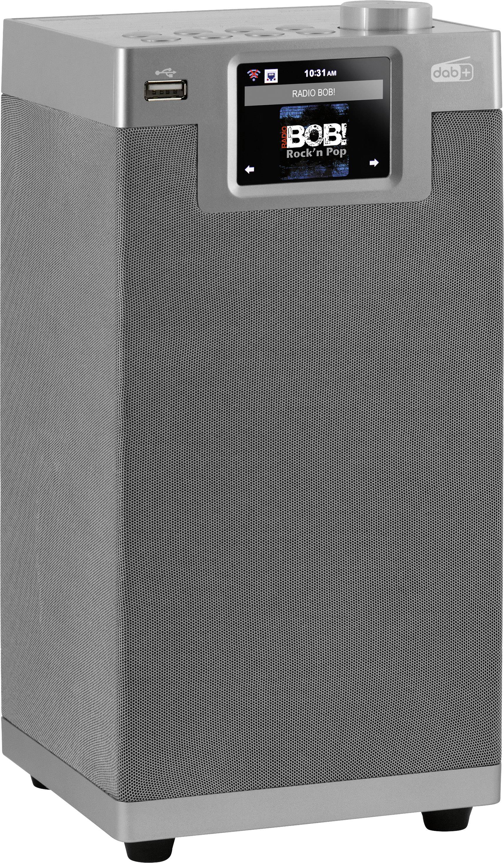 Imperial DABMAN i610 silber Radio da tavolo DAB+, DAB, Internet, FM Bluetooth, WLAN compatibile DLNA Argento