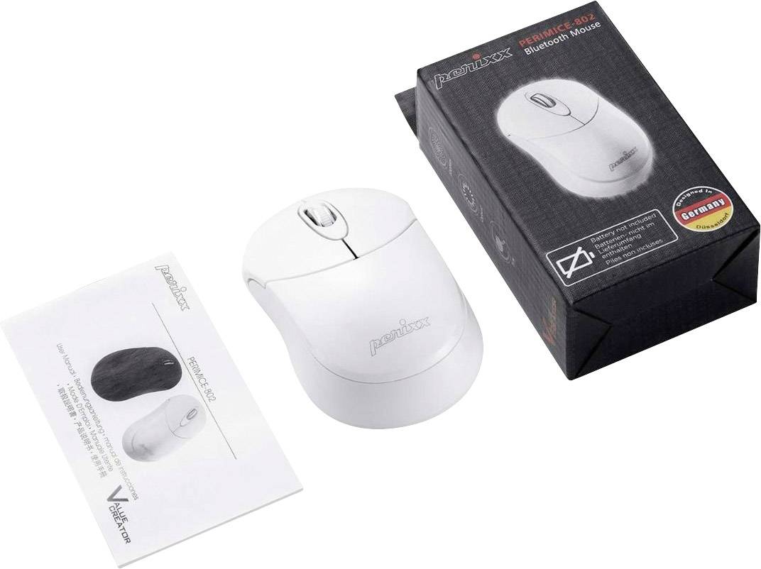 Bezdrôtová biela bluetooth myš v krabičke s návodom. Hlavná charakteristika: ergonomický dizajn. Vhodná pre PC a laptop.