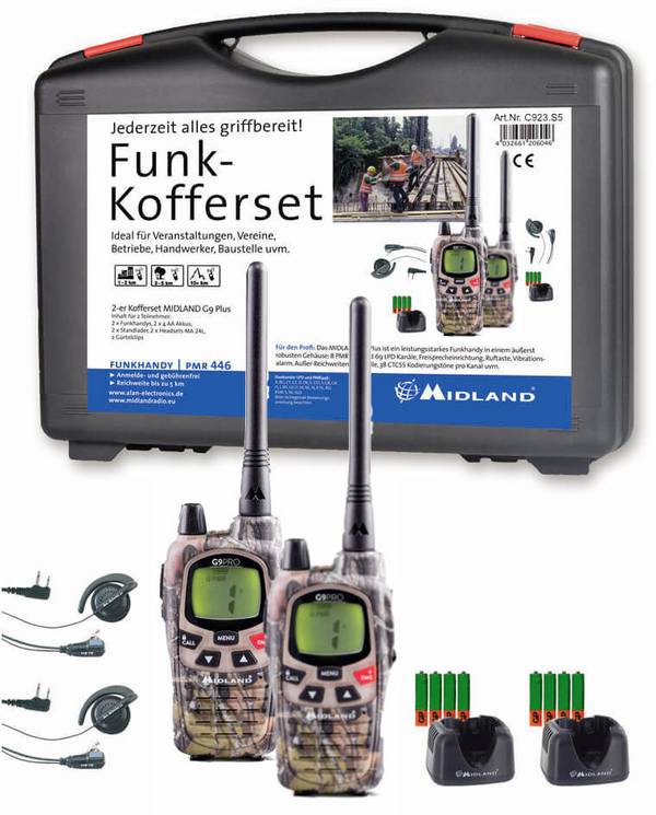 Midland G9 Pro C923.S5 PMR rádiostanica/vysielačka