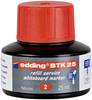 Edding atrament do popisovača BTK25 červená 25 ks 4-BTK25002