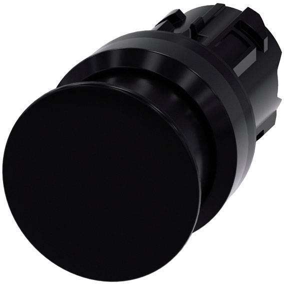 Siemens 3SU10001AD100AA0 3SU1000-1AD10-0AA0 Paddenstoelknop Kunststof frontring Knop Zwart 1 stuk(s)