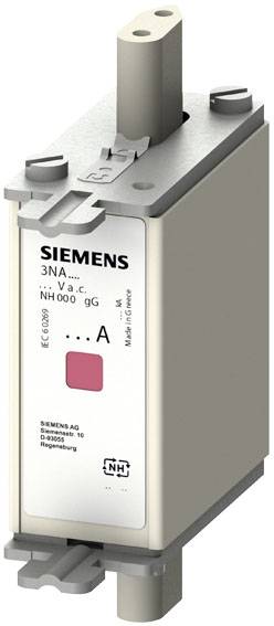 Siemens 3NA7817 Inserto fusibile Misura fusibile = 000 40 A 500 V/AC, 250 V/DC 3 pz.