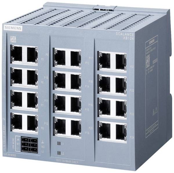 Siemens 6GK5124-0BA00-2AB2 sieťový switch  10 / 100 MBit/s funkcia PoE