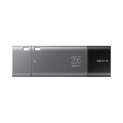 Samsung DUO Plus USB flash disk čierna 256 GB USB-C®, USB 3.2 Gen 2 (USB 3.1)