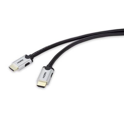 SpeaKa Professional HDMI prepojovací kábel Zástrčka HDMI-A, Zástrčka HDMI-A 3.00 m čierna SP-9063176 Ultra HD (8K) HDMI 