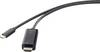 Renkforce USB-C® / HDMI káblový adaptér USB-C ® zástrčka, Zástrčka HDMI-A 0.50 m čierna UHD 4K @ 60 Hz RF-4531590 Kábel pre displeje USB-C®