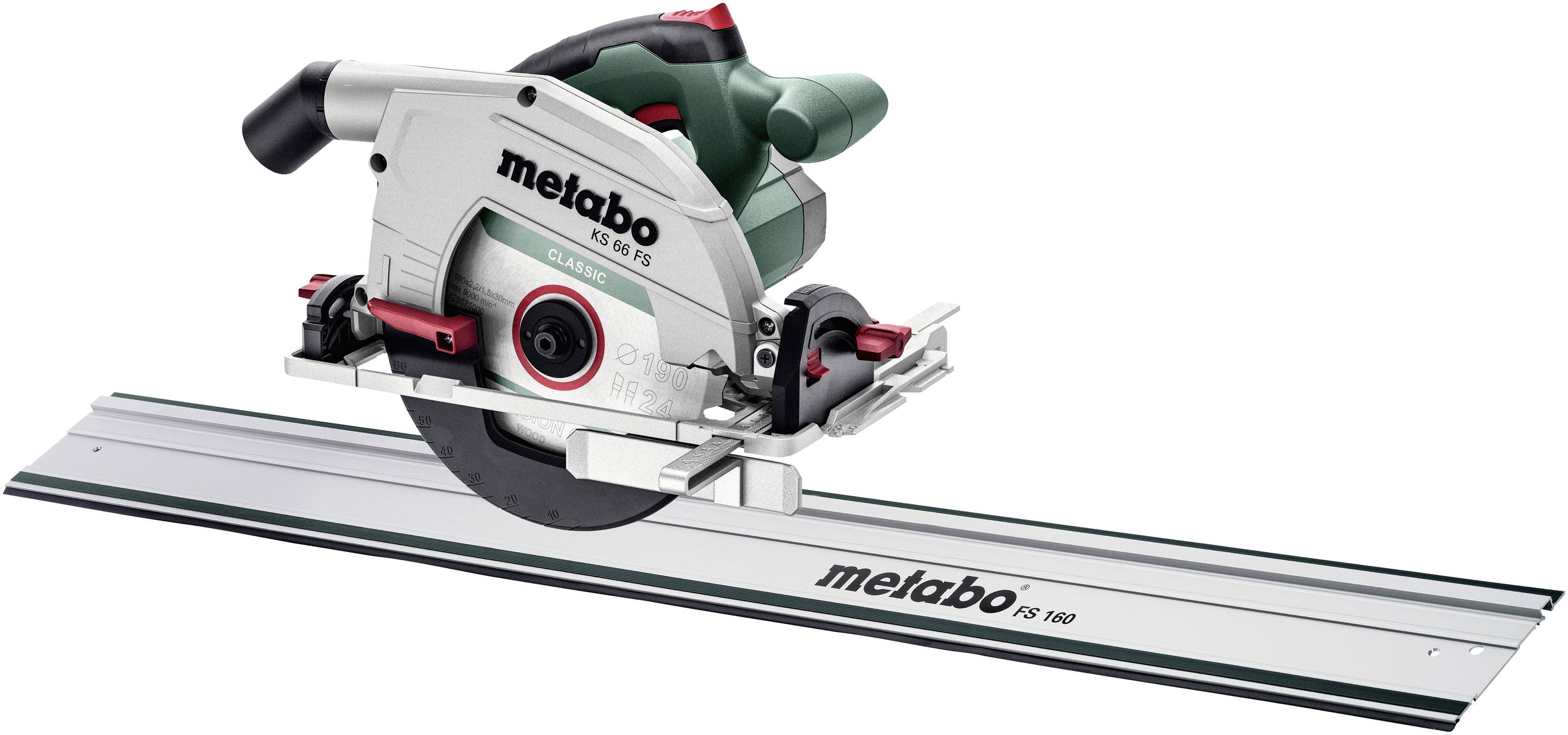 Metabo Set KS 66 FS + FS 160 Cirkelsåg 190 mm 1500 W