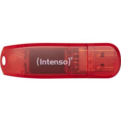 Intenso Rainbow Line USB flash disk 128 GB červená (transparentná) 3502491 USB 2.0