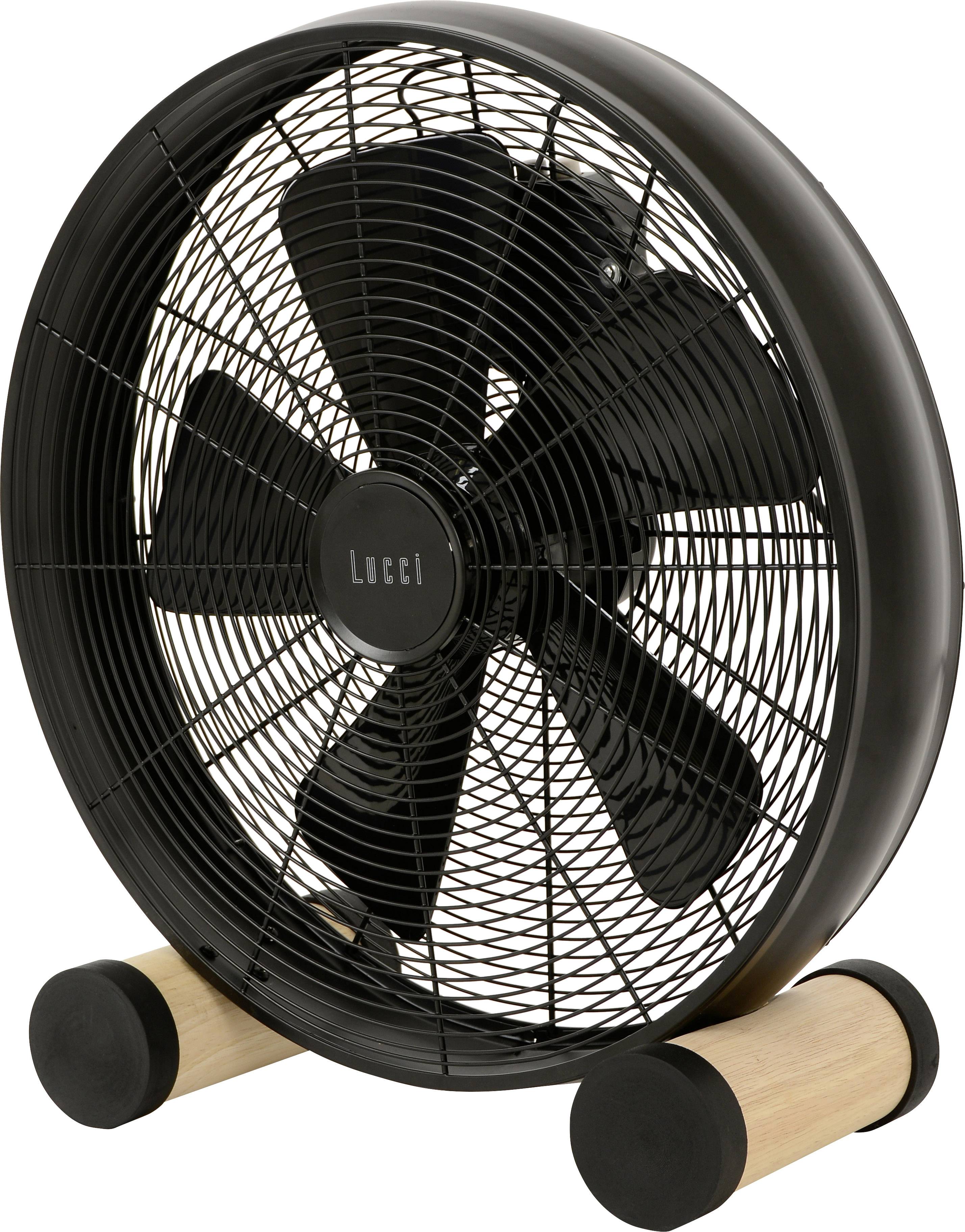 Lucci AIR Breeze Ventilateur de sol 60 W (Ø x H) 40 cm x 460 mm noir, bois fonction hiver 3