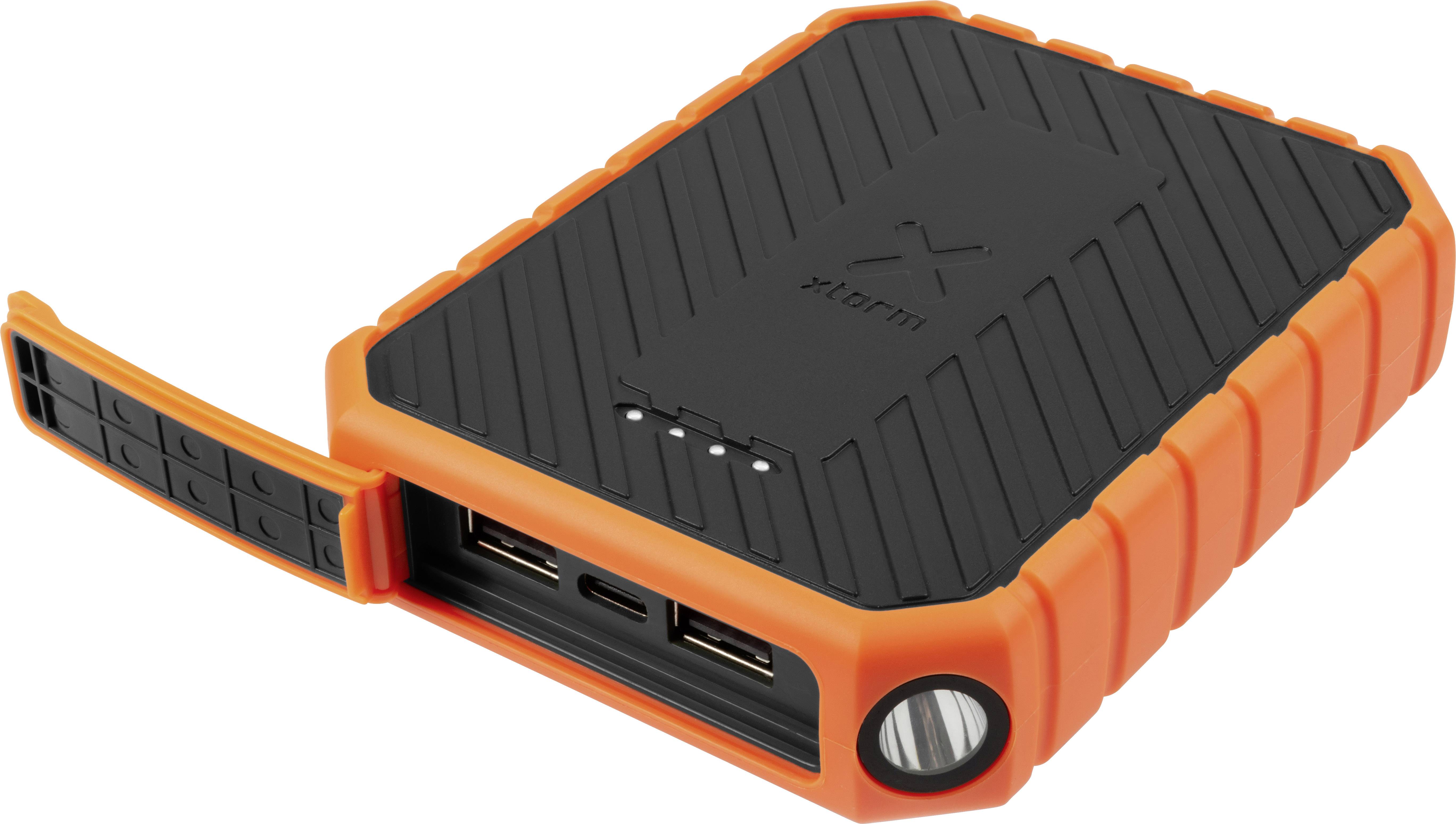 Xtorm by A-Solar Rugged 10000 powerbanka Li-Pol, 10000 mAh, Quick Charge 3.0, Dodávka energie, USB-A, USB-C®, oranžová, -4