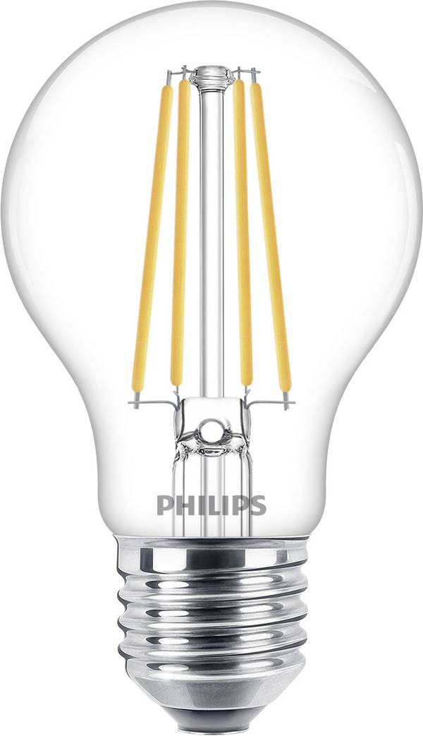 Philips LED 76299500 LED  En.trieda 2021 E (A - G) E27 klasická žiarovka 8.5 W = 75 W teplá biela (Ø x v) 6 cm x 10.4 cm  1 ks