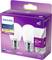 'Philips LED žiarovky, teplá biela, 4,3W, 470 lúmenov, pätica E27, úsporné, balenie po 2 kusy, EyeComfort, 2700K.'