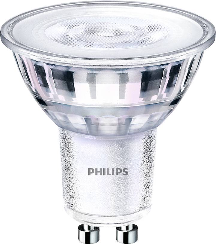 Philips LED 77423300 LED CEE F (A - G) GU10 réflecteur 3.8 W = 50 W blanc chaud (Ø x L) 5 cm x 5.4 cm à intensité variable 1 pc(s) 2