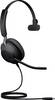 Jabra Evolve2 40, USB-C UC Mono Headset otvorená (On Ear) káblové, 24089-889-899, mono, čierna