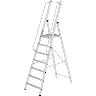 MUNK Günzburger Steigtechnik 51097 hliník rebrík s platformou Max.prac. výška: 3.6 m