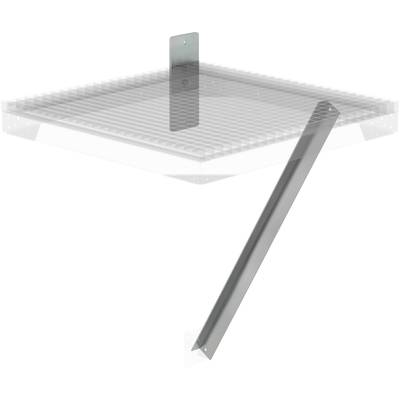 MUNK Günzburger Steigtechnik 60954 Prírubová doska a vzpera pre murivo, hĺbka 800 mm 1 ks