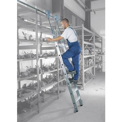 MUNK Günzburger Steigtechnik 41406 hliník regálový rebrík Max.prac. výška: 2.8 m