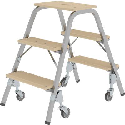 MUNK Günzburger Steigtechnik 39023 dvojité pevné schodíky Montáž pomocou nástrojov Max.prac. výška: 2.6 m