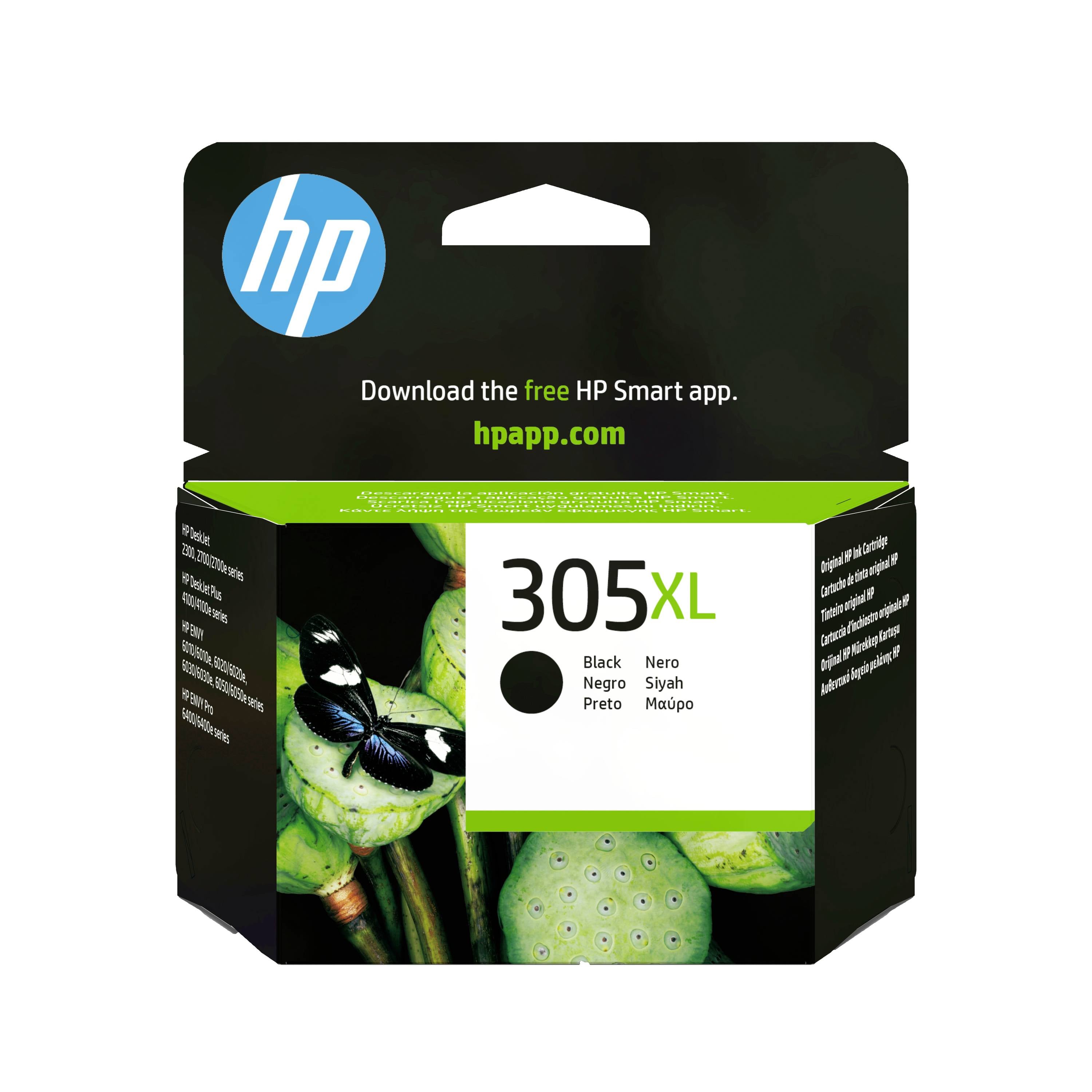 HP 305XL atramenty originál čierna