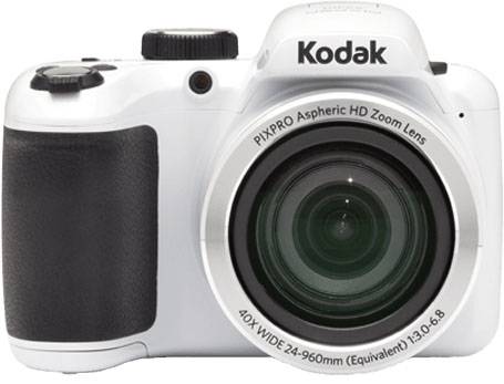 Kodak AZ401-WH digitálny fotoaparát 16 Megapixel Zoom (optický): 40 x biela skrinka (puzdro) Full HD videozáznam, stabilizácia obrazu